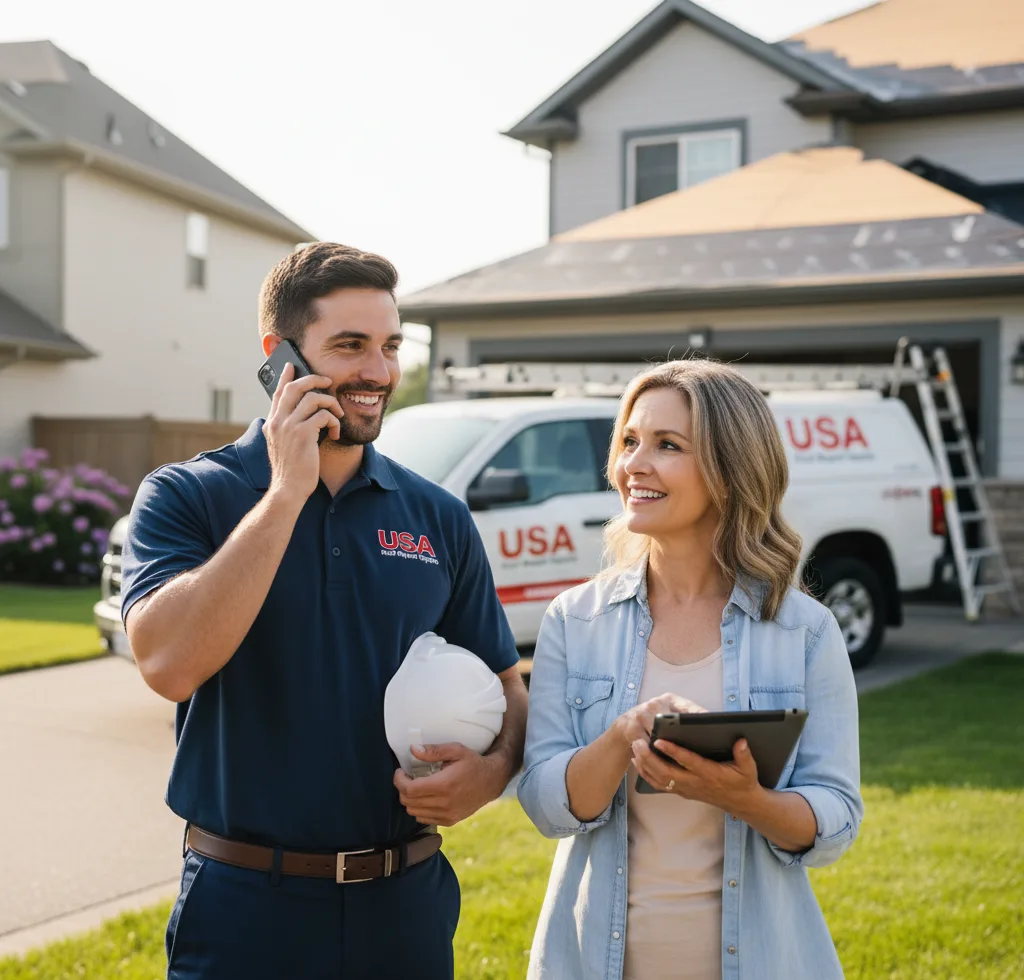 USA Roof Repair Experts customer support in Noxen